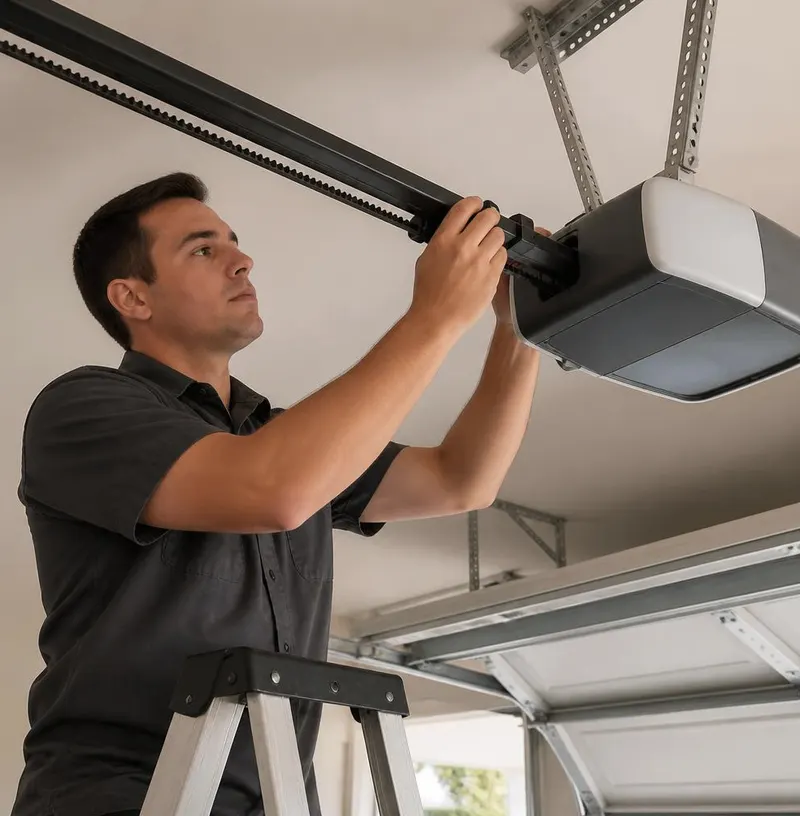 Garage Door Opener Installation in Westville